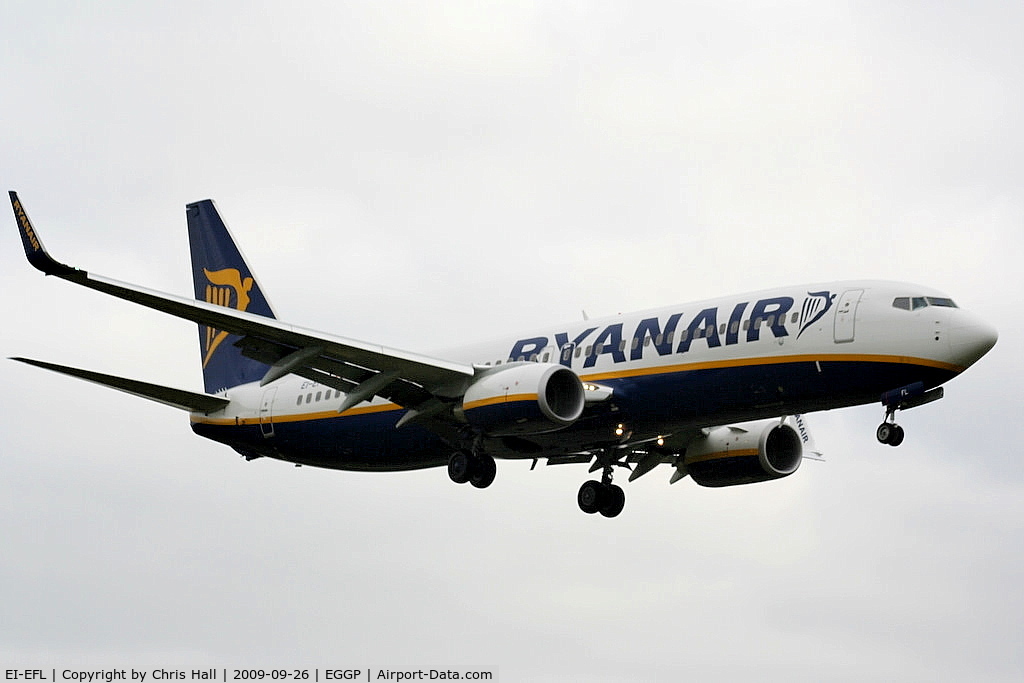 EI-EFL, 2009 Boeing 737-8AS C/N 37534, Ryanair