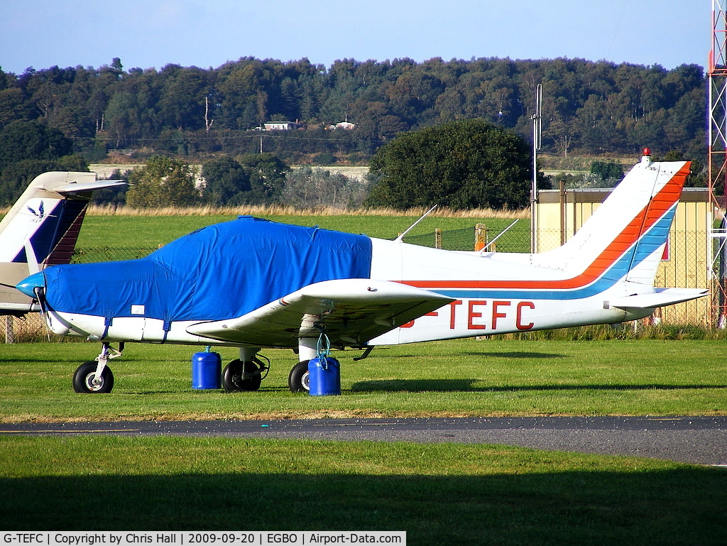G-TEFC, 1973 Piper PA-28-140 Cherokee C/N 28-7325088, Previous ID: OY-PRC