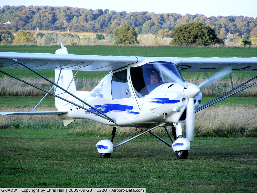 G-JADW, 2008 Comco Ikarus C42 Cyclone FB80 C/N 0810-7013, Ikarus C42 FB80