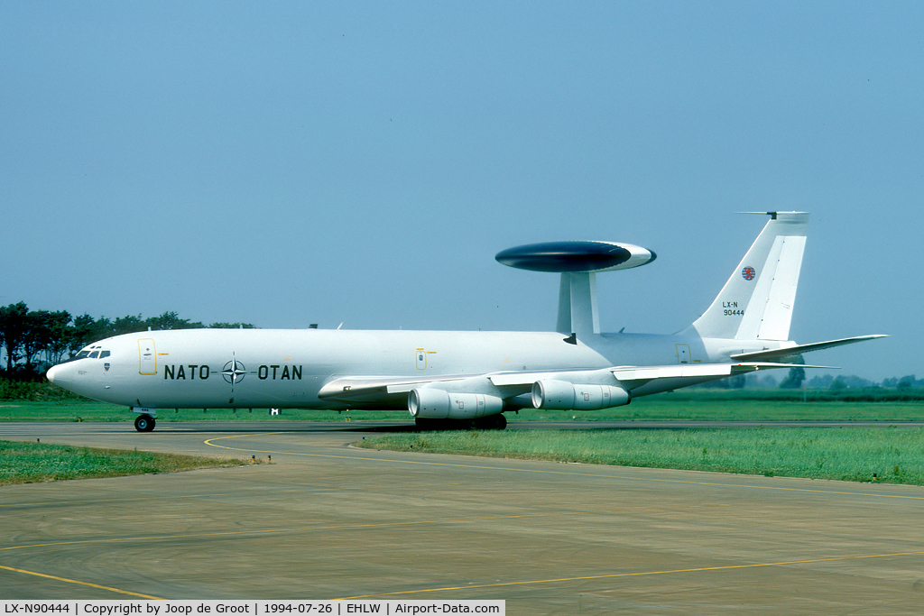 LX-N90444, 1982 Boeing E-3A Sentry C/N 22839, Rare visit of such a large airplane to Leeuwarden.
