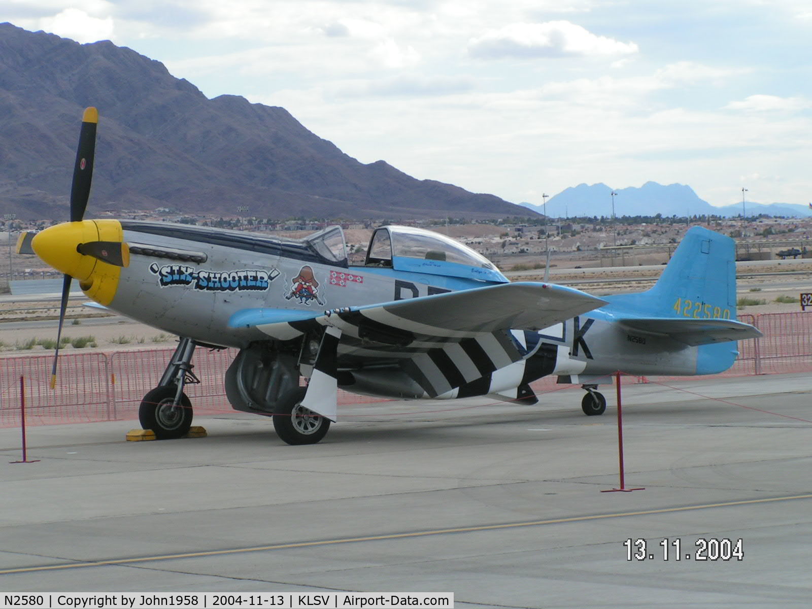 N2580, 1967 North American F-51D Mustang C/N AF-67-22580, Yet another P51