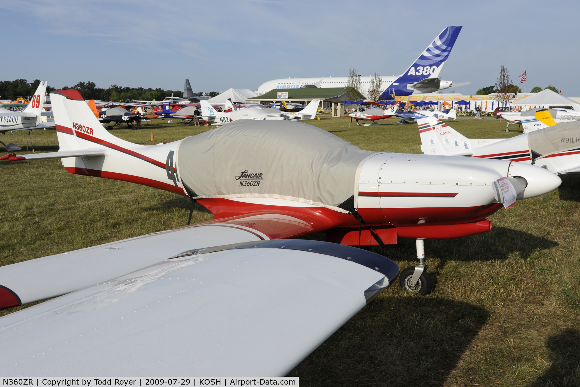 N360ZR, 1999 Lancair 360 C/N 749320591FB, Oshkosh EAA Fly-in 2009