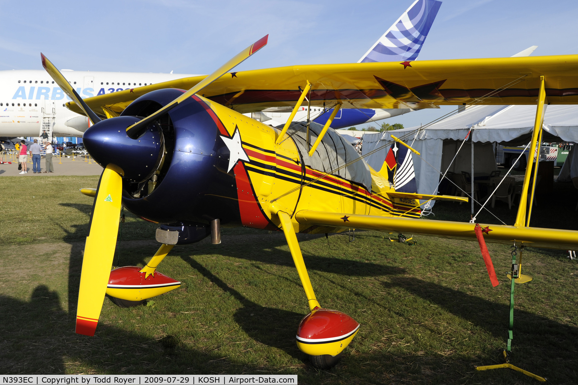 N393EC, 2004 Pitts Model 12 C/N 222, Oshkosh EAA Fly-in 2009
