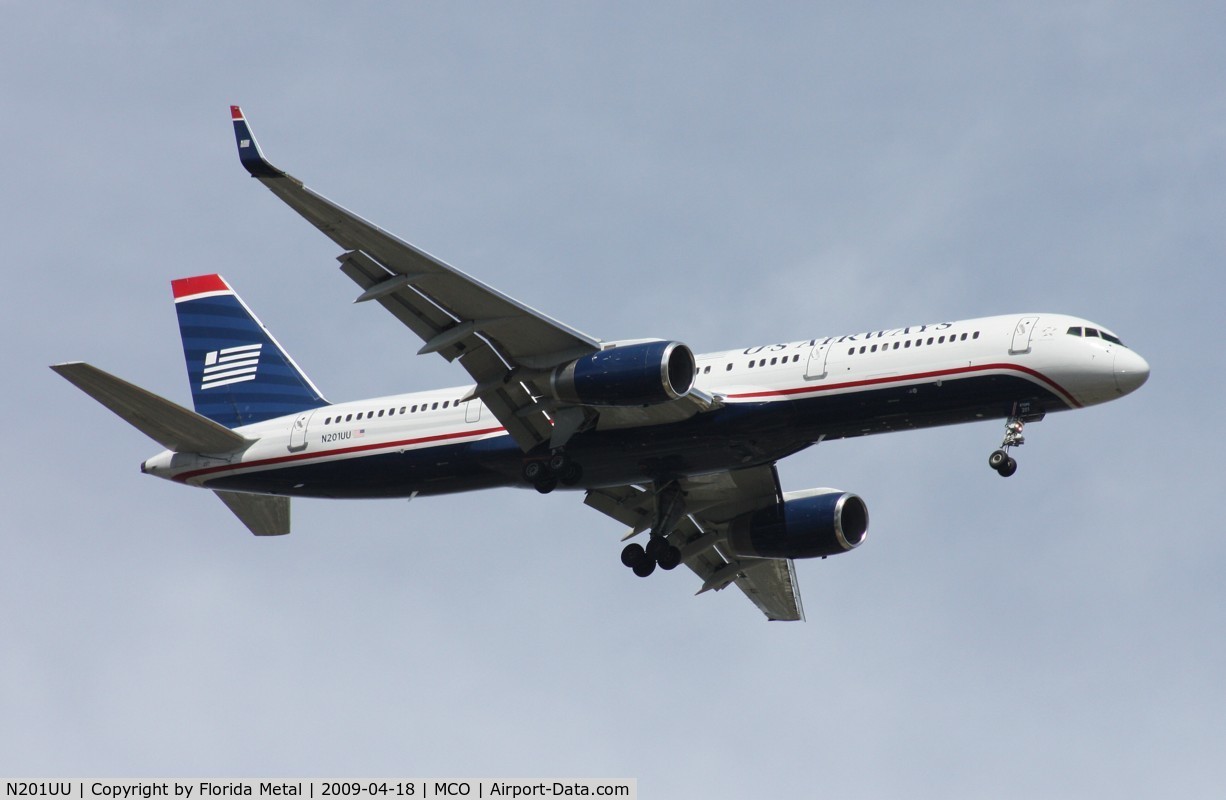 N201UU, 1995 Boeing 757-2B7 C/N 27810, US Airways 757