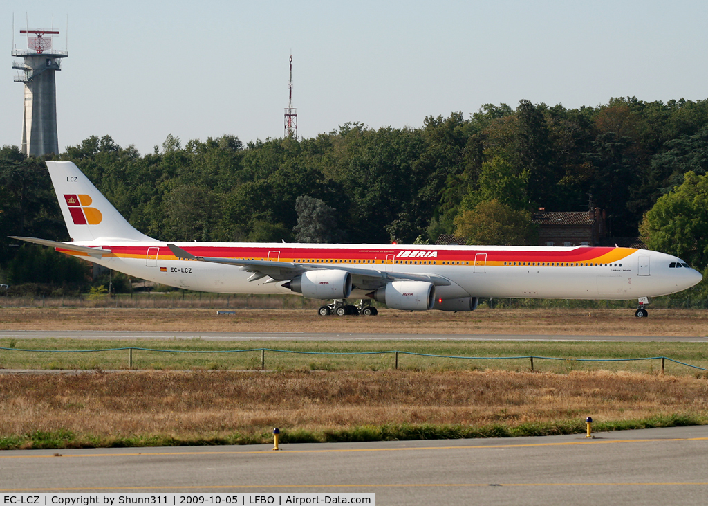 EC-LCZ, 2009 Airbus A340-642X C/N 993, Delivery day but going to LDE for storage...