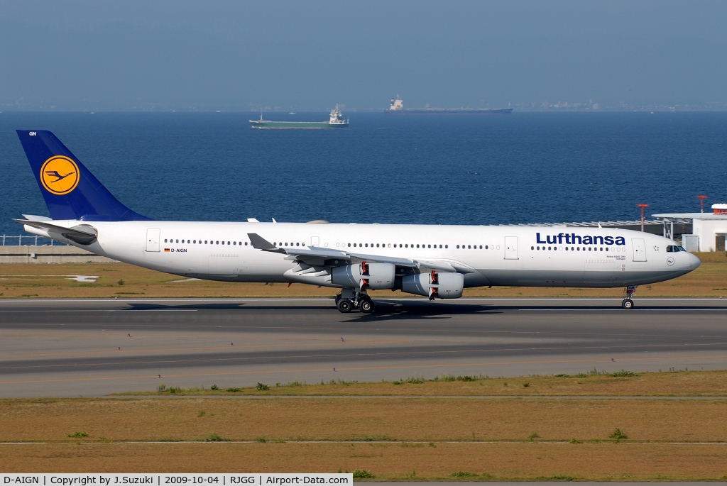 D-AIGN, 1998 Airbus A340-313 C/N 213, Lufthansa