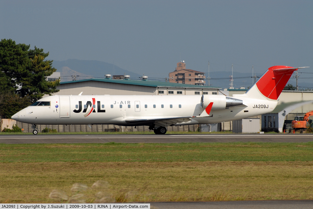 JA209J, 2006 Bombardier CRJ-200ER (CL-600-2B19) C/N 8062, J-Air