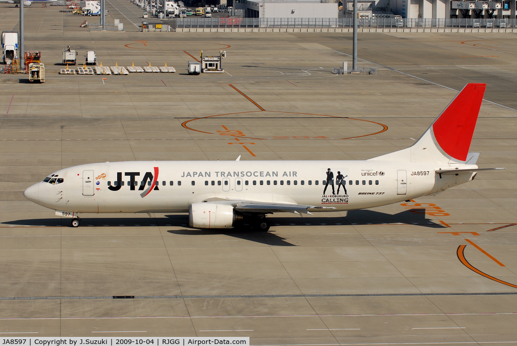 JA8597, 1998 Boeing 737-4Q3 C/N 27660, Japan Transocean Air