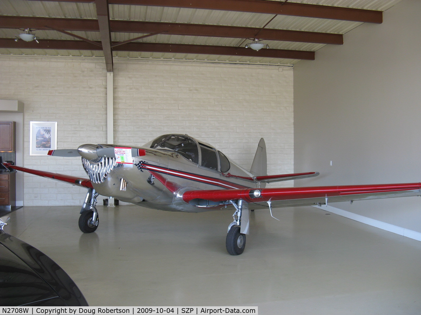 N2708W, 1950 Temco GC-1B Swift C/N 3741, 1950 Temco GC-1B SWIFT, Continental O-300-A 145 Hp upgrade, mirror-polished show plane