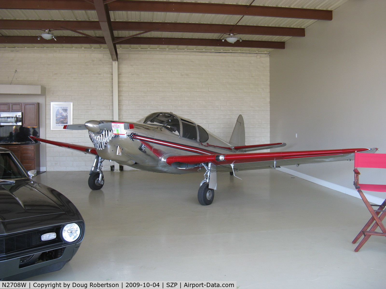 N2708W, 1950 Temco GC-1B Swift C/N 3741, 1950 Temco GC-1B SWIFT, Continental O-300-A `145 Hp upgrade, highly polished show plane