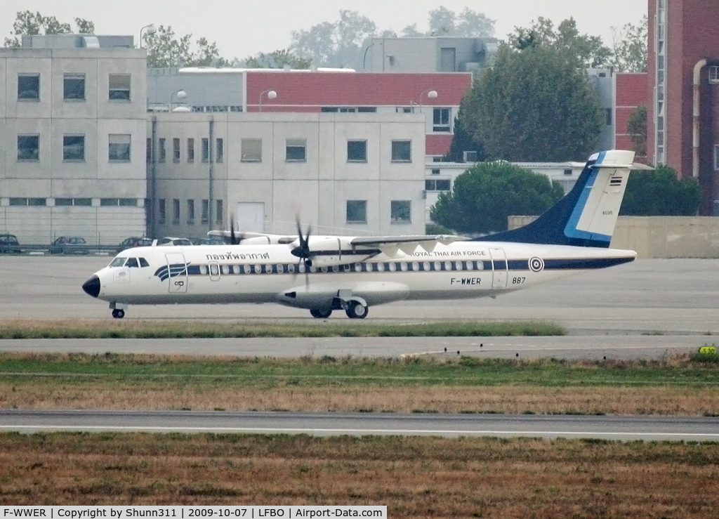 F-WWER, 2009 ATR 72-212A C/N 887, C/n 887 - To be 60315