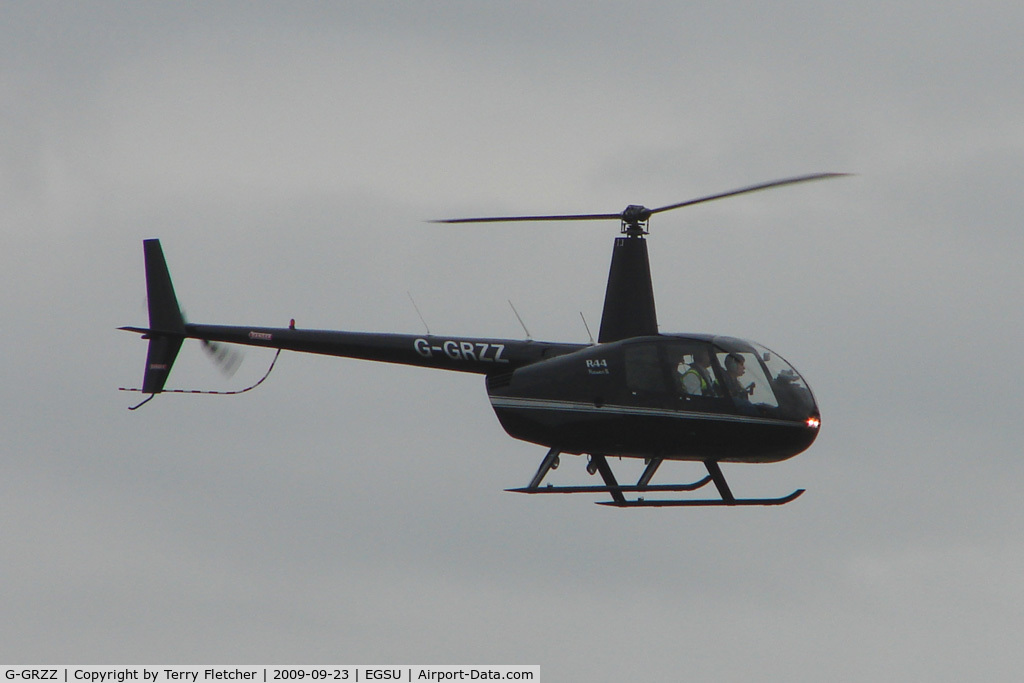G-GRZZ, 2008 Robinson R44 Raven II C/N 12149, Visitor to 2009 Helitech at Duxford