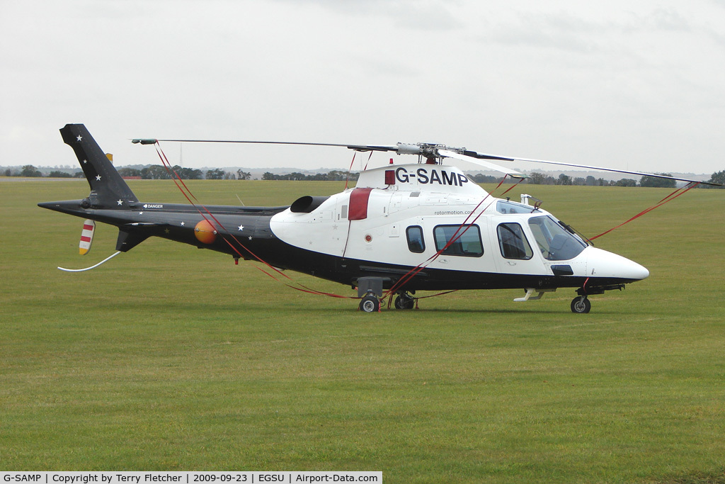 G-SAMP, 2006 Agusta A-109E Power C/N 11673, Visitor to 2009 Helitech at Duxford