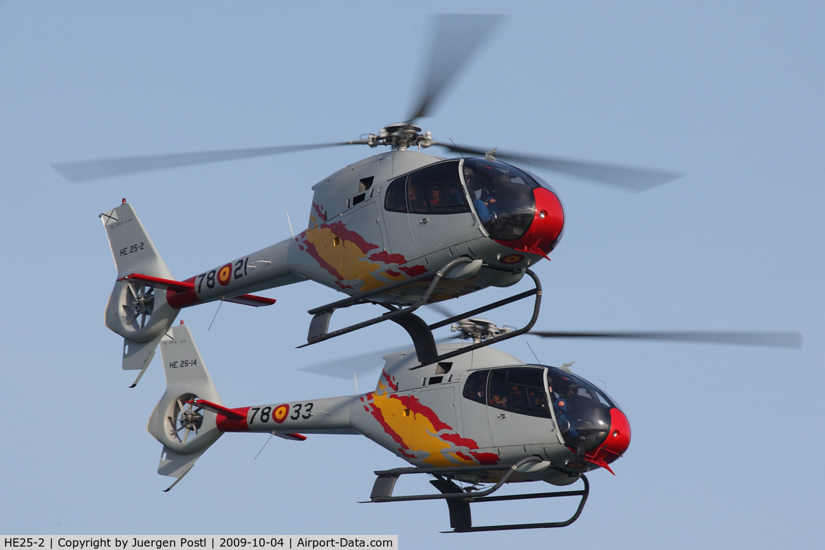 HE25-2, 2000 Eurocopter EC-120B Colibri C/N 1140, Red Bull Air Race Barcelona 2009 - Spain Air Force - Eurocopter EC-120B Colibri