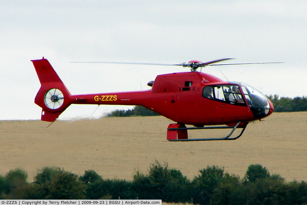 G-ZZZS, 2002 Eurocopter EC-120B Colibri C/N 1321, Visitor to 2009 Helitech at Duxford