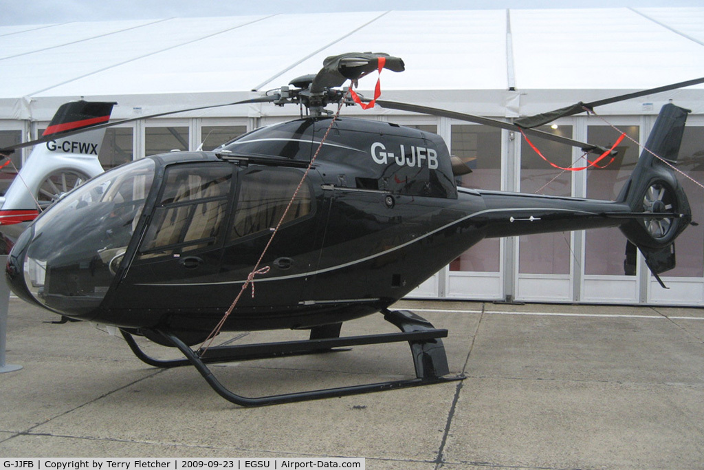 G-JJFB, 2007 Eurocopter EC-120B Colibri C/N 1506, Exhibited at HeliTech 2009 at Duxford