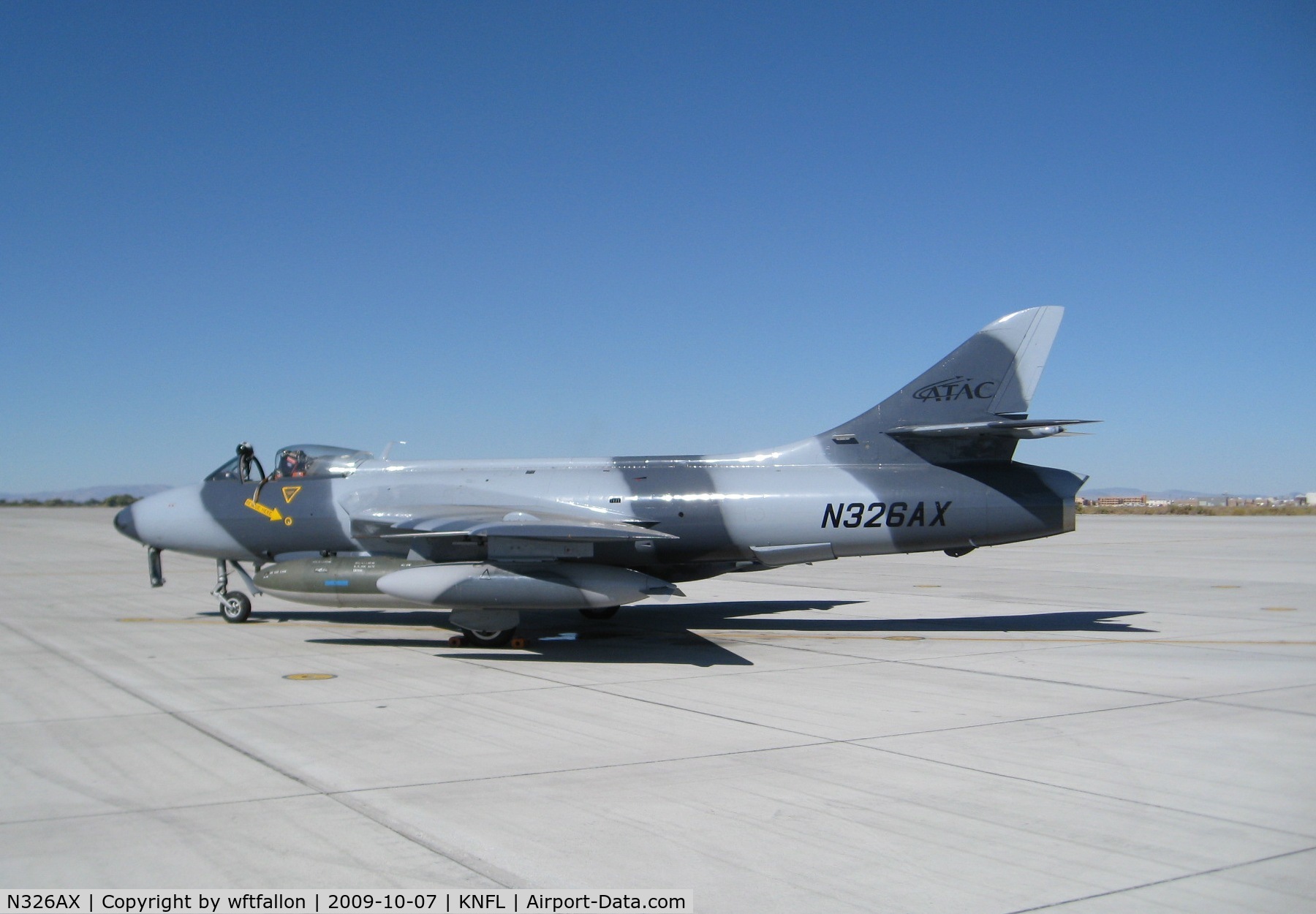 N326AX, 1959 Hawker Hunter F.58 C/N 41H-697447, @ NAS Fallon, Nevada