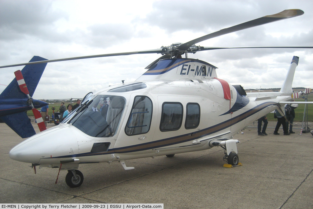 EI-MEN, Agusta A-109S Grand C/N 22017, Exhibited at HeliTech 2009 at Duxford
