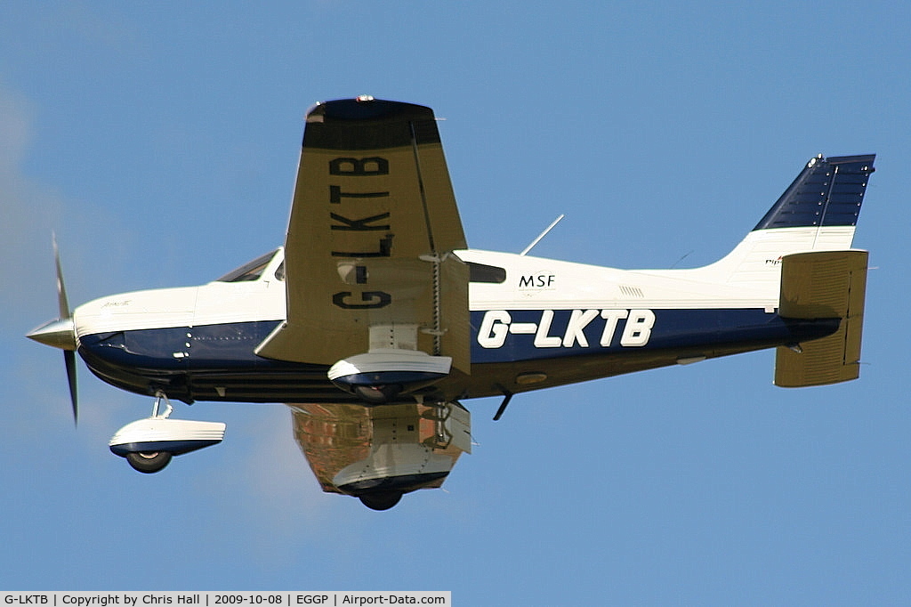 G-LKTB, 2001 Piper PA-28-181 Cherokee Archer III C/N 2843496, Top Cat Aviation Ltd