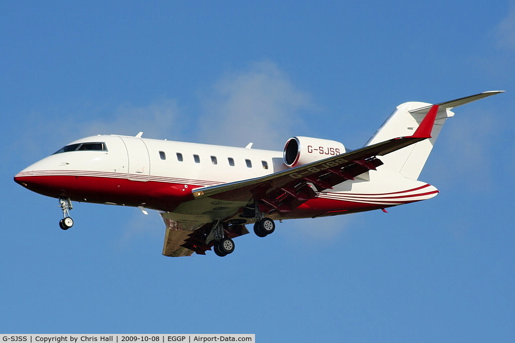 G-SJSS, 2008 Bombardier Challenger 605 (CL-600-2B16) C/N 5760, TAG Aviation