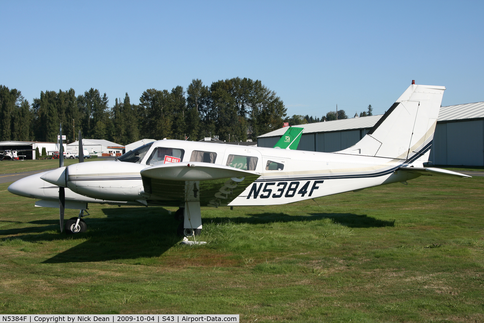 N5384F, 1976 Piper PA-34-200T C/N 34-7770013, S43