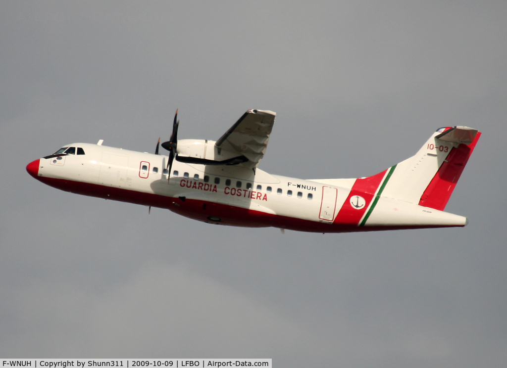 F-WNUH, 2009 ATR 42-500MP C/N 803, C/n 803 - Ex. F-WWLV for ferry flight to unknown destination...