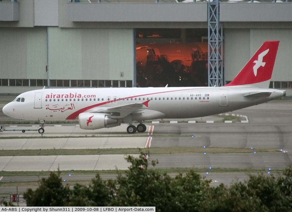 A6-ABS, 2009 Airbus A320-214 C/N 4061, Push back for gis delivery day...