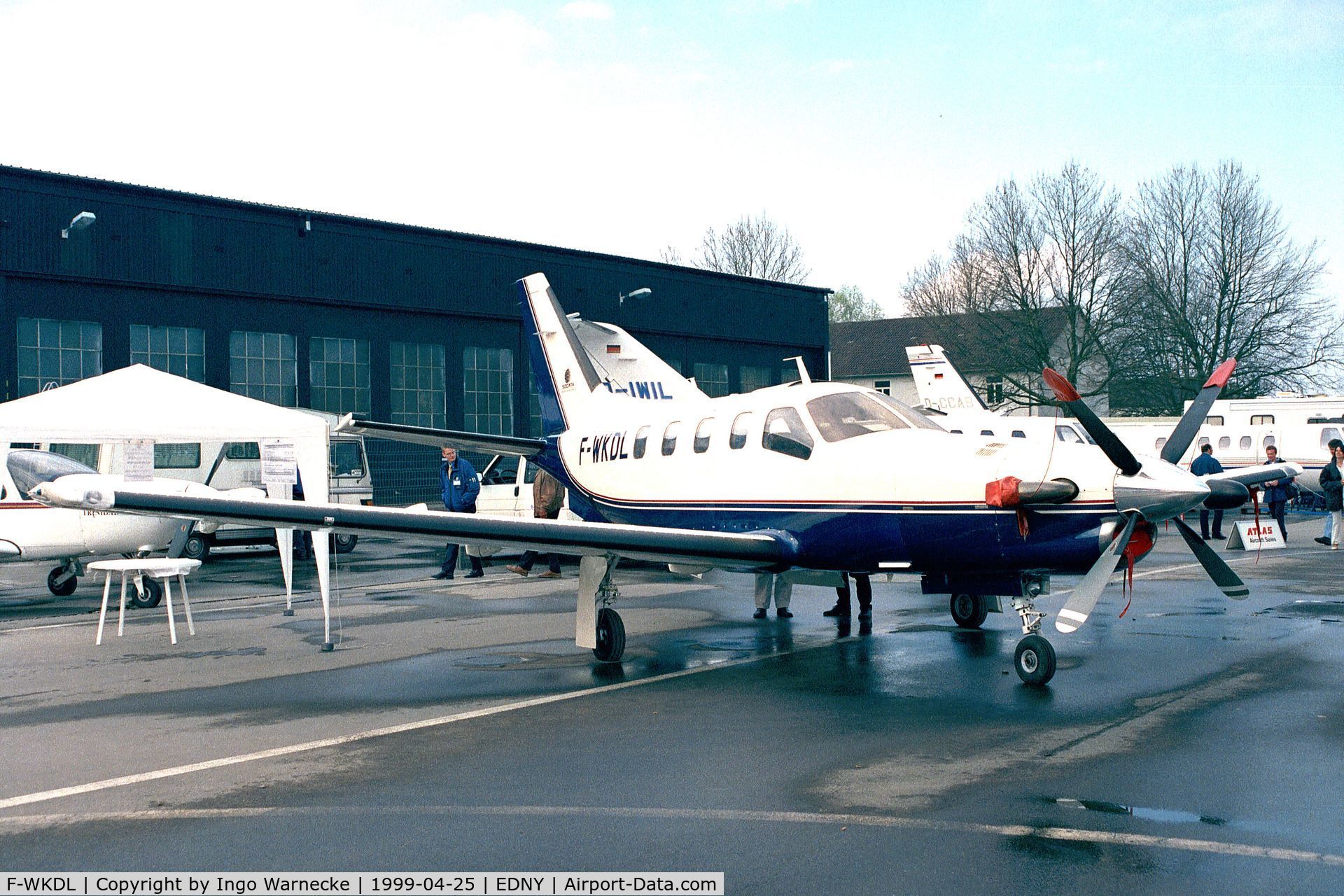 F-WKDL, 1989 Socata TBM-700 C/N 03, SOCATA TBM-700 at the Aero 1999, Friedrichshafen