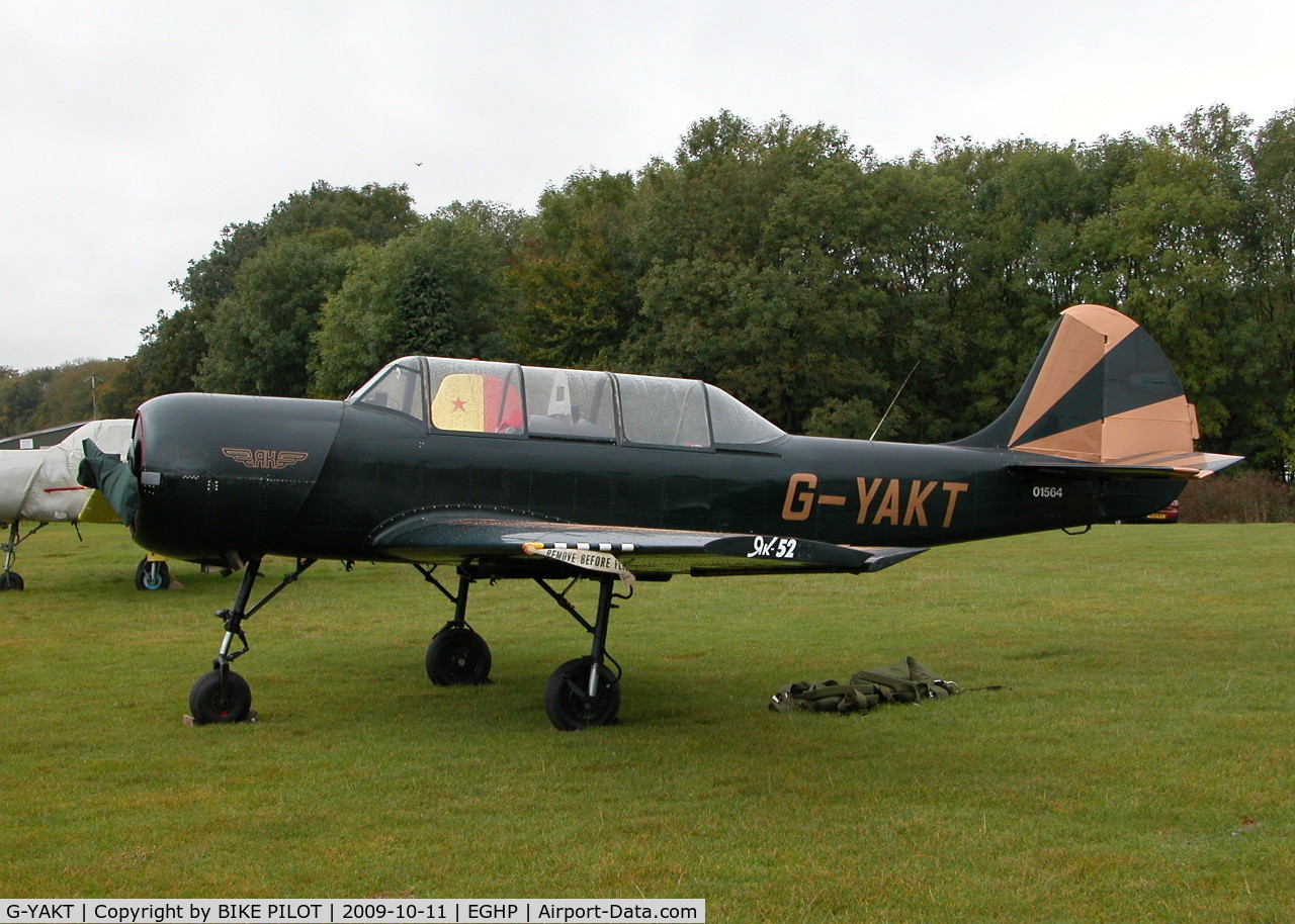 G-YAKT, 1989 Bacau Yak-52 C/N 8910302, SMART YAK-52