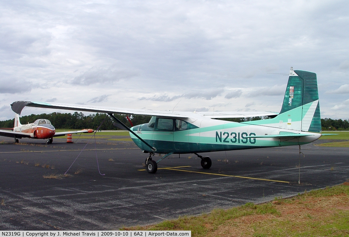 N2319G, 1958 Cessna 182B Skylane C/N 51619, N2319G at 6A2.  Love the paint job on this workhorse.