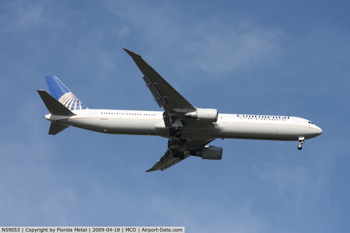 N59053, 2000 Boeing 767-424/ER C/N 29448, Continental 767-400