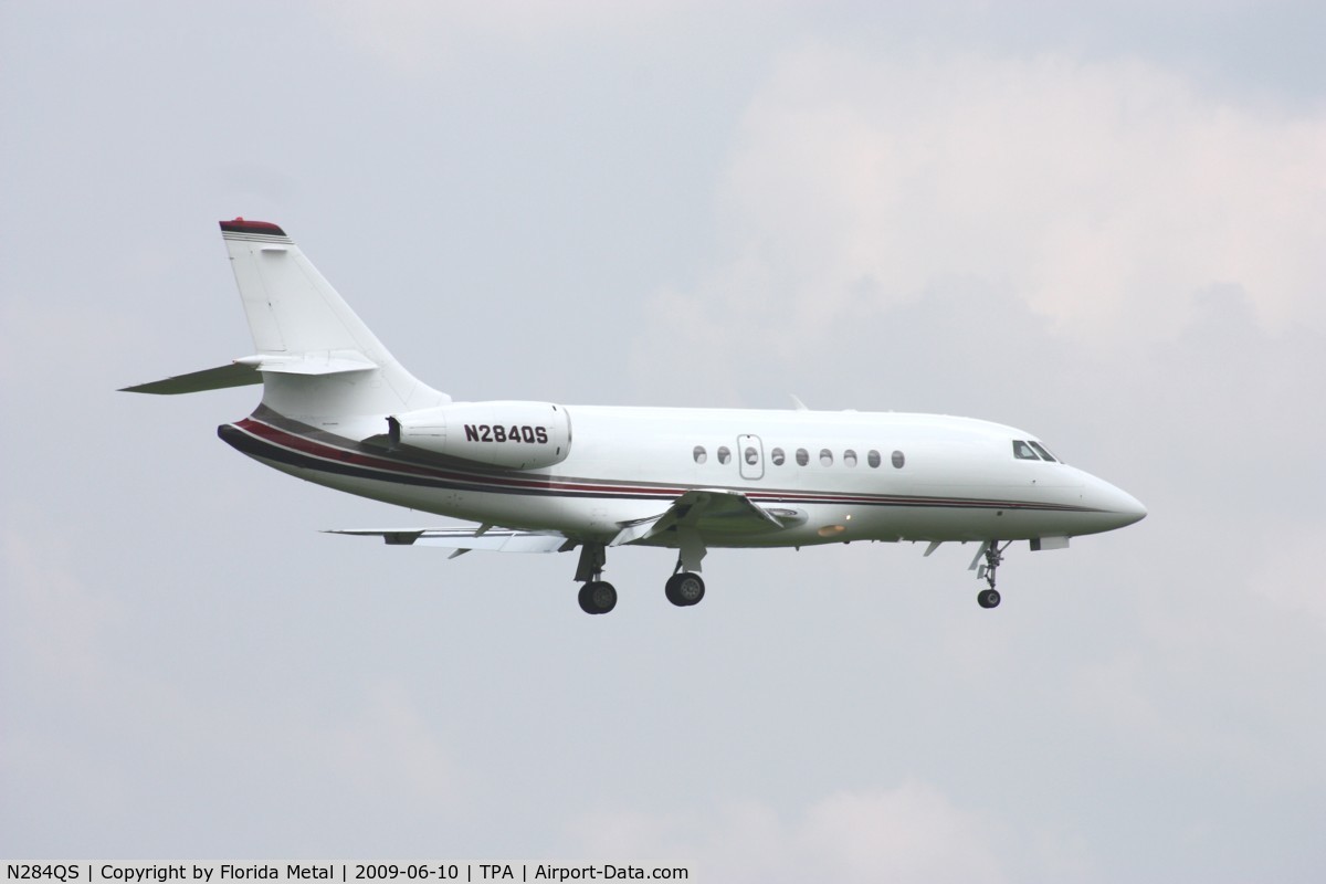 N284QS, 2002 Dassault Falcon 2000 C/N 185, Net Jets Falcon 2000