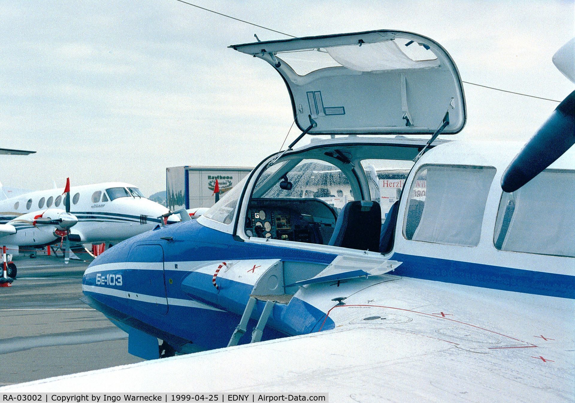 RA-03002, 1997 Beriev Be-103 C/N 3002, Beriev Be-103 second prototype at the Aero 1999, Friedrichshafen