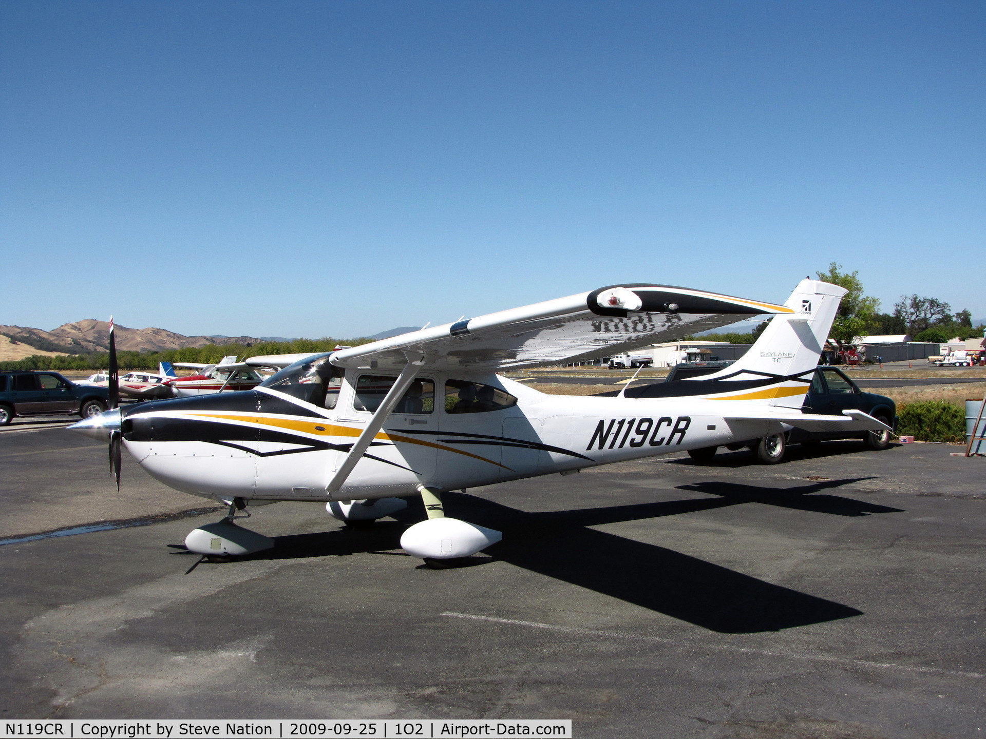 N119CR, 2007 Cessna T182T Turbo Skylane C/N T18208766, 2007 Cessna T182T from Watsonville, CA visiting Lampson Field