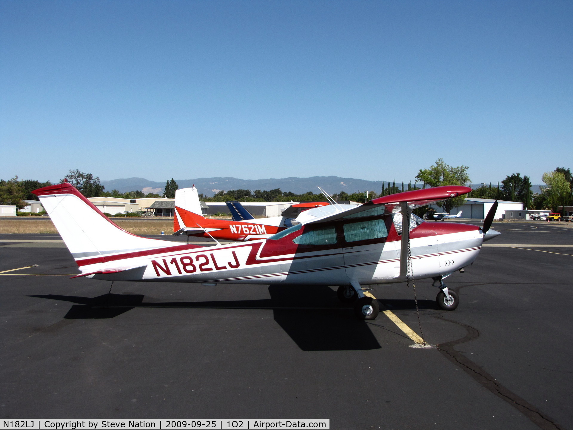 N182LJ, 1967 Cessna 182K Skylane C/N 18258167, Truckee, CA-based 1967 Cessna 182K visiting Lampson Field