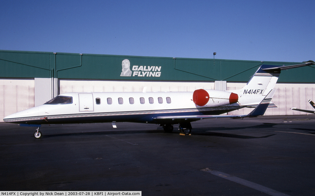N414FX, 2000 Learjet 45 C/N 45-111, KBFI