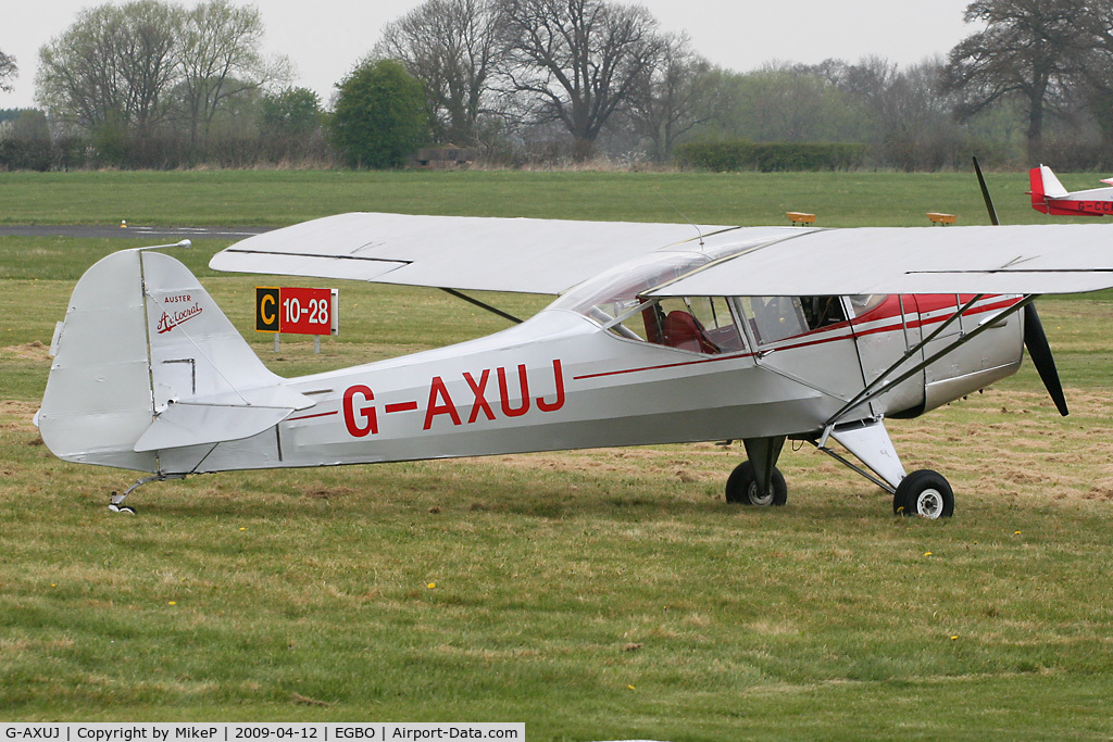 G-AXUJ, 1948 Auster J-1 Autocrat C/N 1957, Pictured at the Easter Open Day & Fly-In.