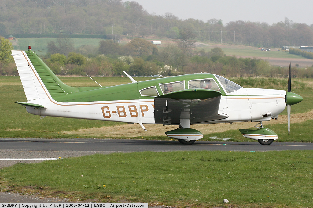 G-BBPY, 1973 Piper PA-28-180 Cherokee Challenger C/N 28-7305590, Pictured during the Easter Open Day & Fly-In.