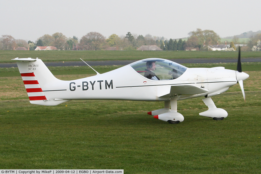 G-BYTM, 2000 Dyn'Aero MCR-01 UL C/N PFA 301-13440, Pictured during the Easter Open Day & Fly-In.