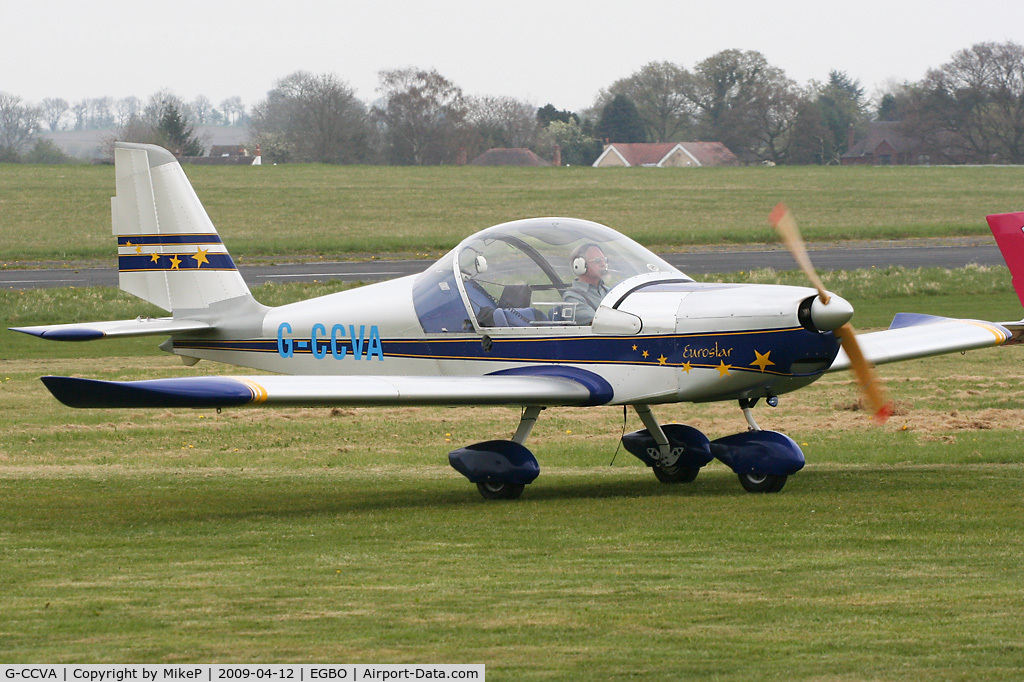 G-CCVA, 2004 Aerotechnik EV-97 TeamEurostar UK C/N PFA 315-14226, Taken during the Easter Fly-in.
