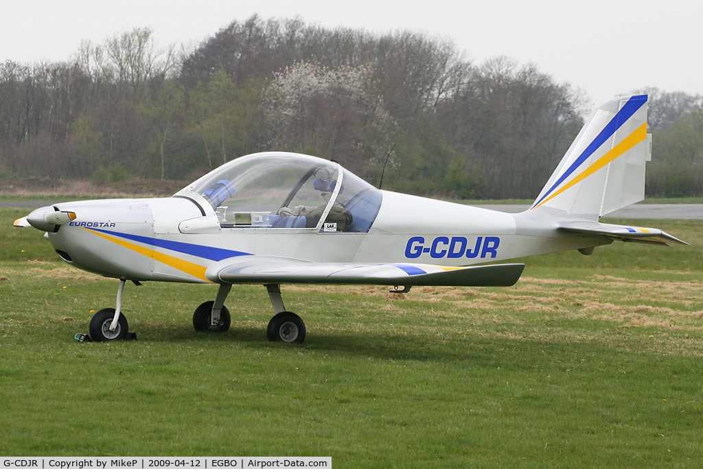 G-CDJR, 2005 Cosmik EV-97 Eurostar C/N 2318, Pictured during the Easter Open Day & Fly-In.