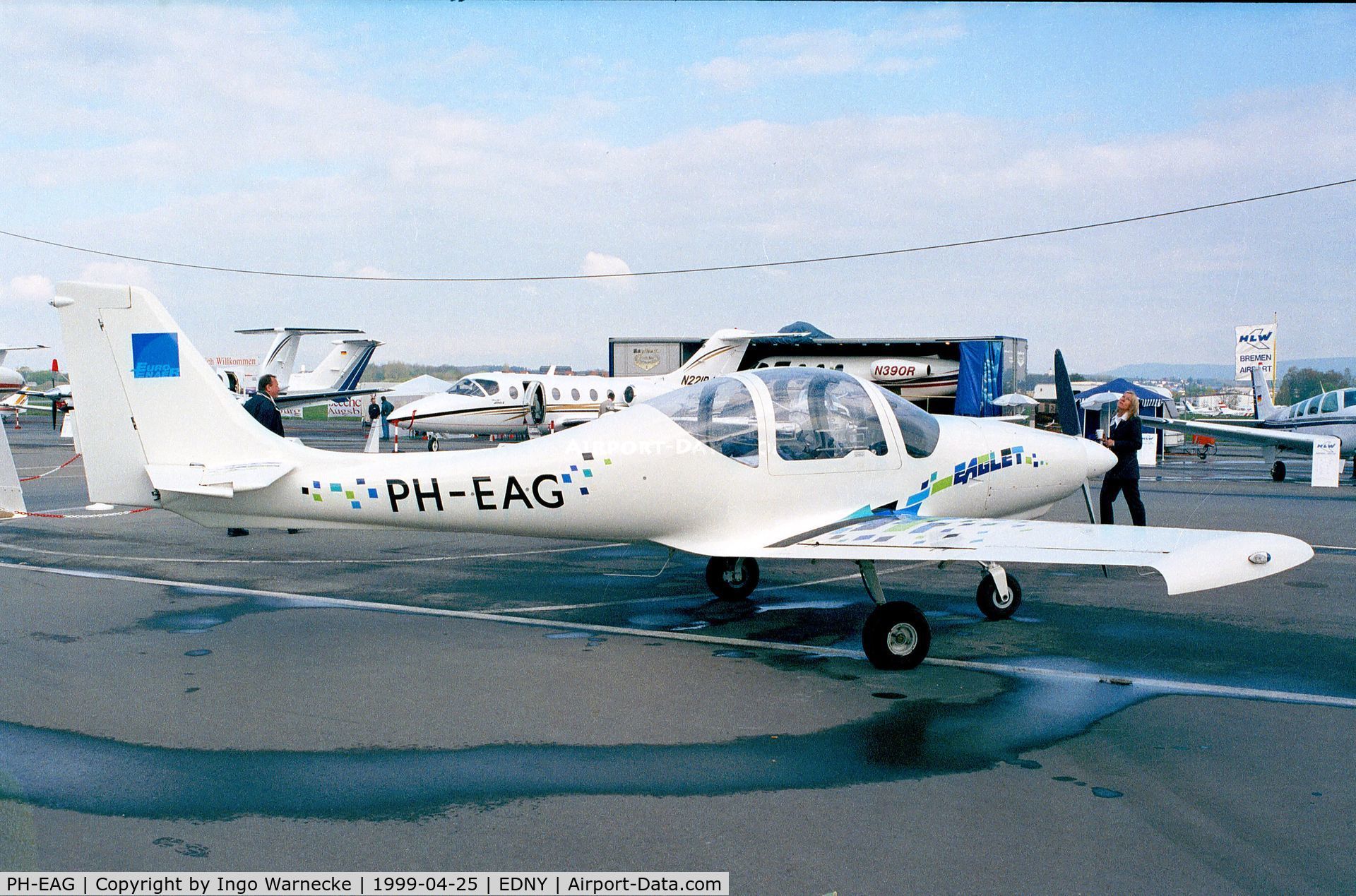 PH-EAG, Euro-Enaer EE10 C/N 04, Euro-ENAER EE.10 Eaglet at the Aero 1999, Friedrichshafen