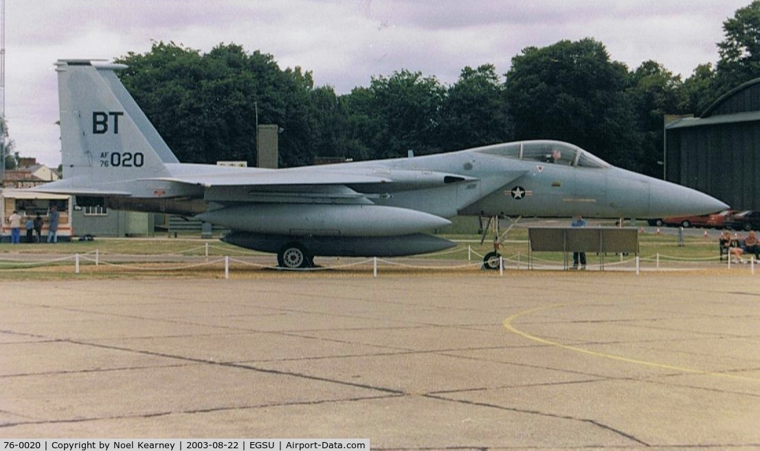76-0020, 1976 McDonnell Douglas F-15A Eagle C/N 0199/A172, Imperial War Museum collection