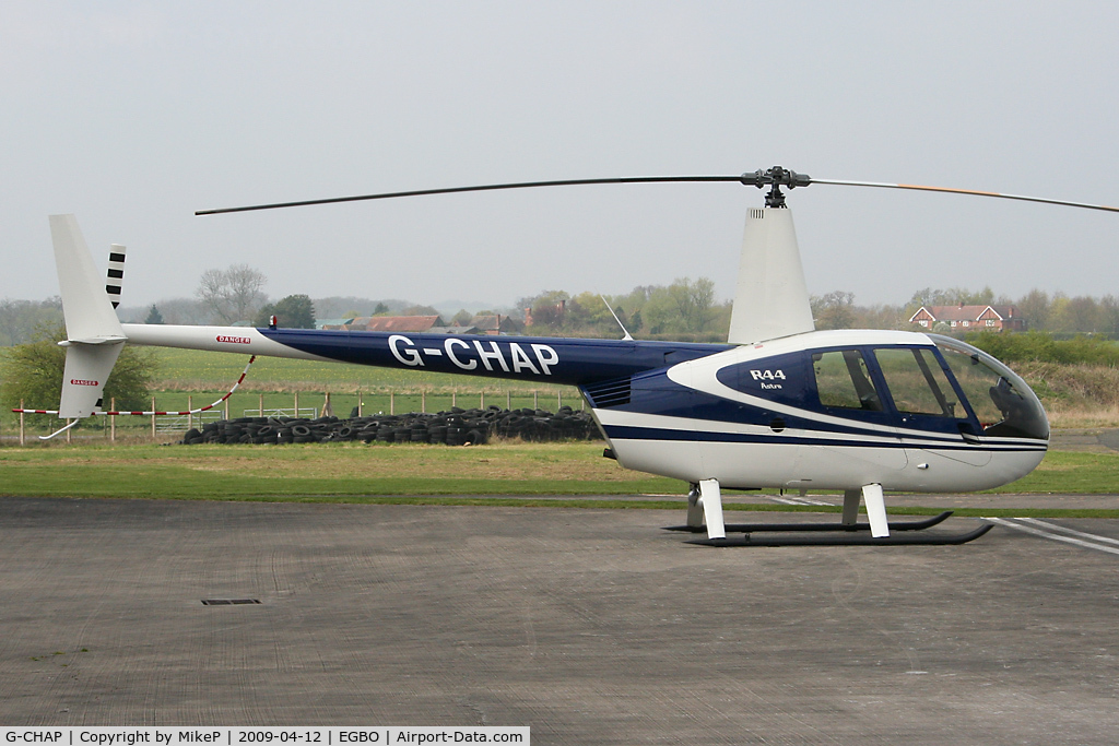 G-CHAP, 1997 Robinson R44 Astro C/N 0326, Pictured during the Easter Open Day & Fly-In.