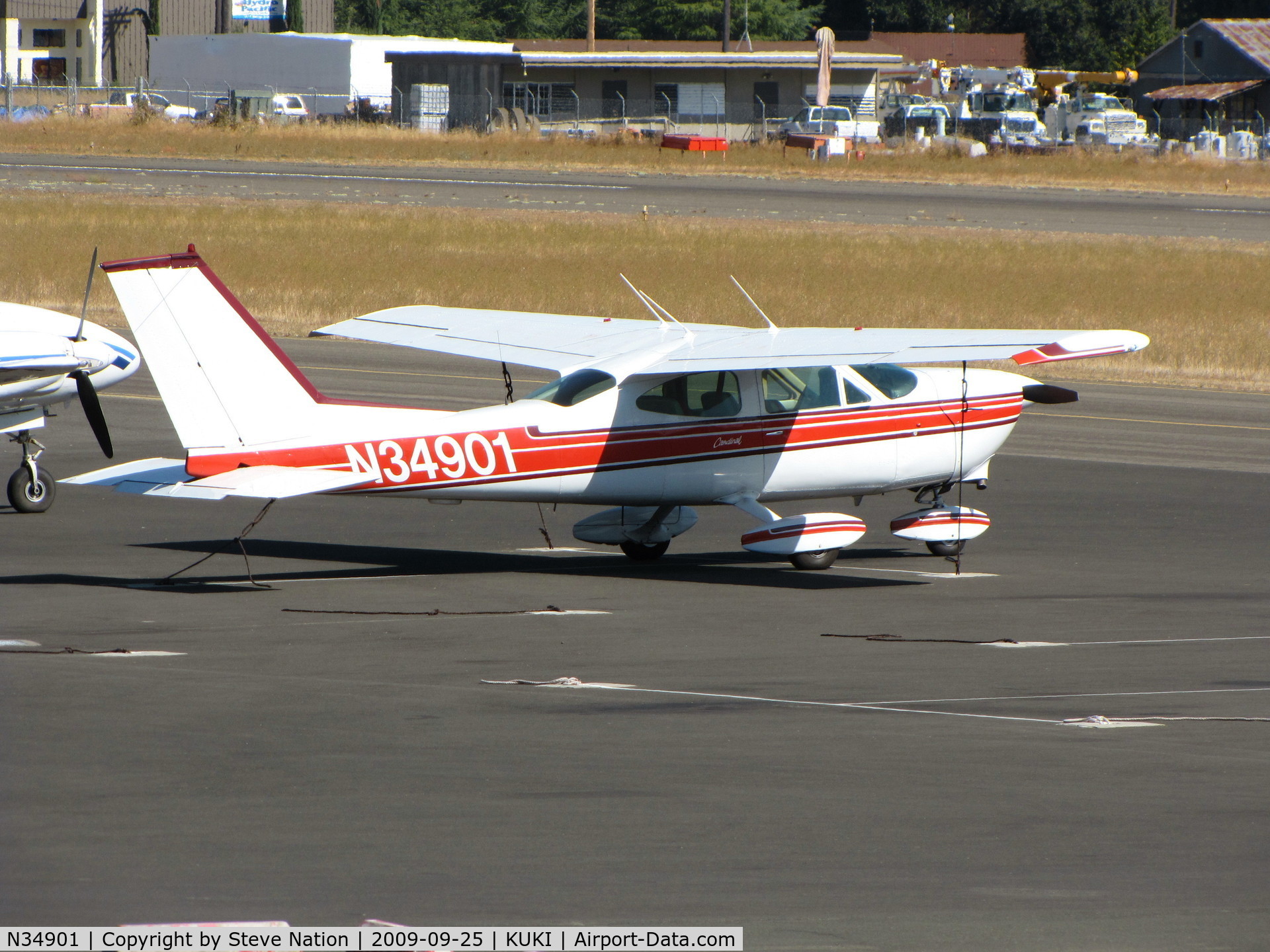 N34901, 1974 Cessna 177B Cardinal C/N 17702075, 1974 Cessna 177B visiting @ KUKI