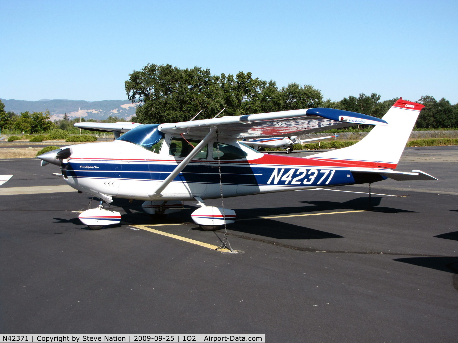 N42371, 1968 Cessna 182L Skylane C/N 18258990, Oregon-based 1968 Cessna 182L visiting @ Lampson Field