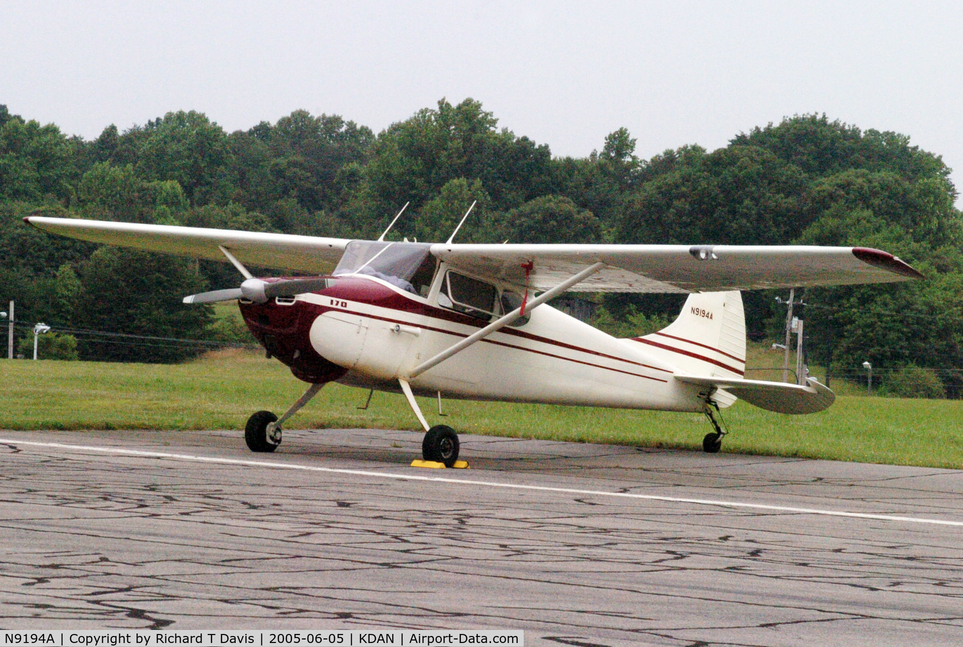 N9194A, 1949 Cessna 170A C/N 18955, 1949 Cessna 170A in Danville Va.