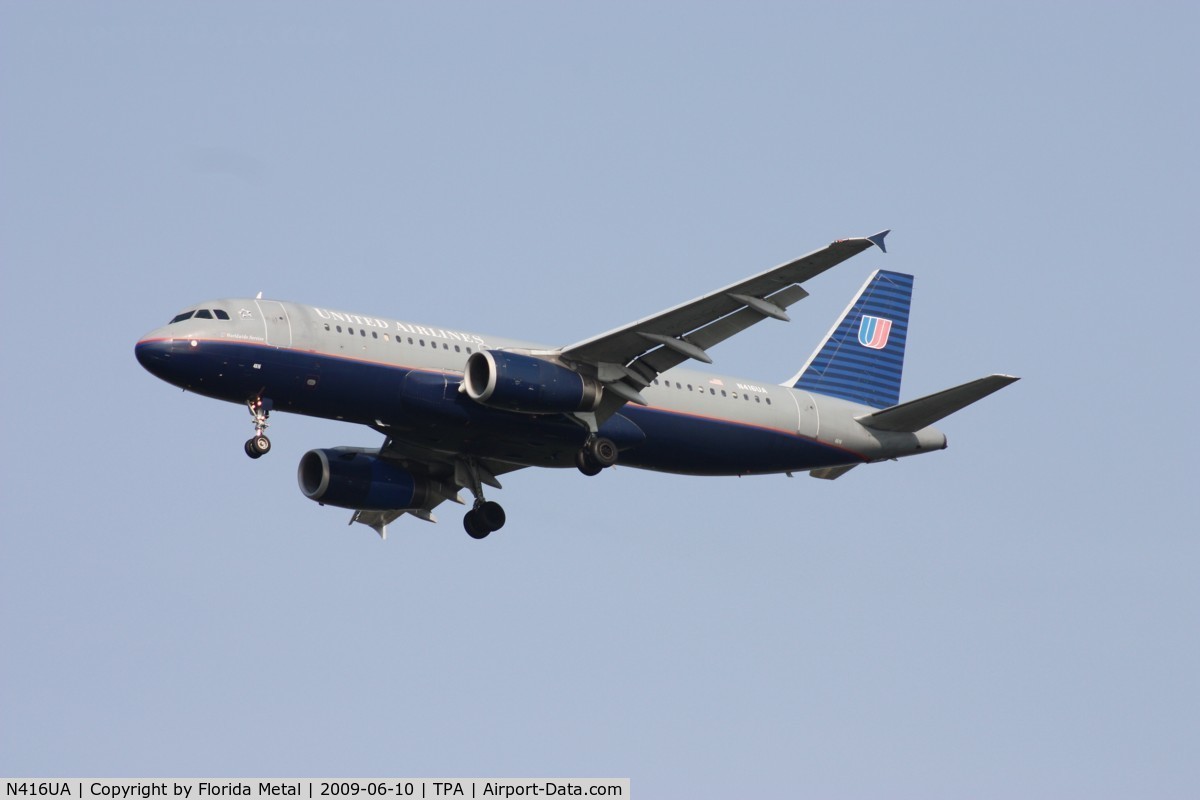 N416UA, 1994 Airbus A320-232 C/N 479, United A320