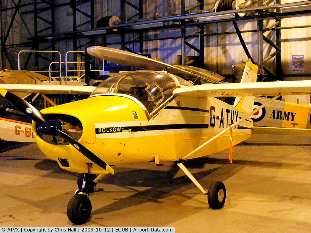 G-ATVX, 1966 Bolkow Bo-208C Junior C/N 615, RAF Benson base tour