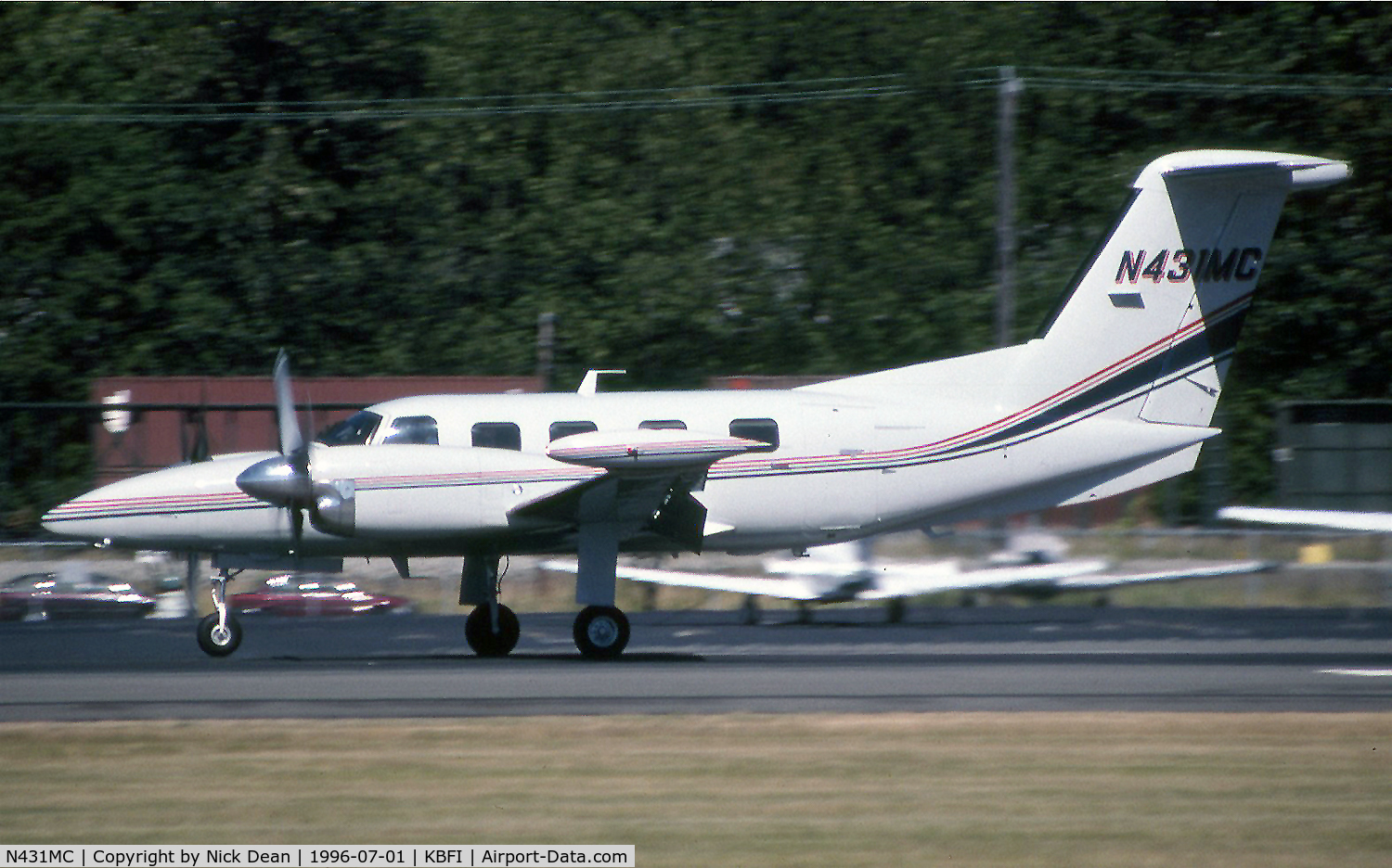 N431MC, 1985 Piper PA-42-1000 Cheyenne 400LS C/N 42-5527031, KBFI